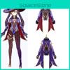 Genshin Impact Mona Cosplay Costume Full Set High Quality Cotton Exquisite Details