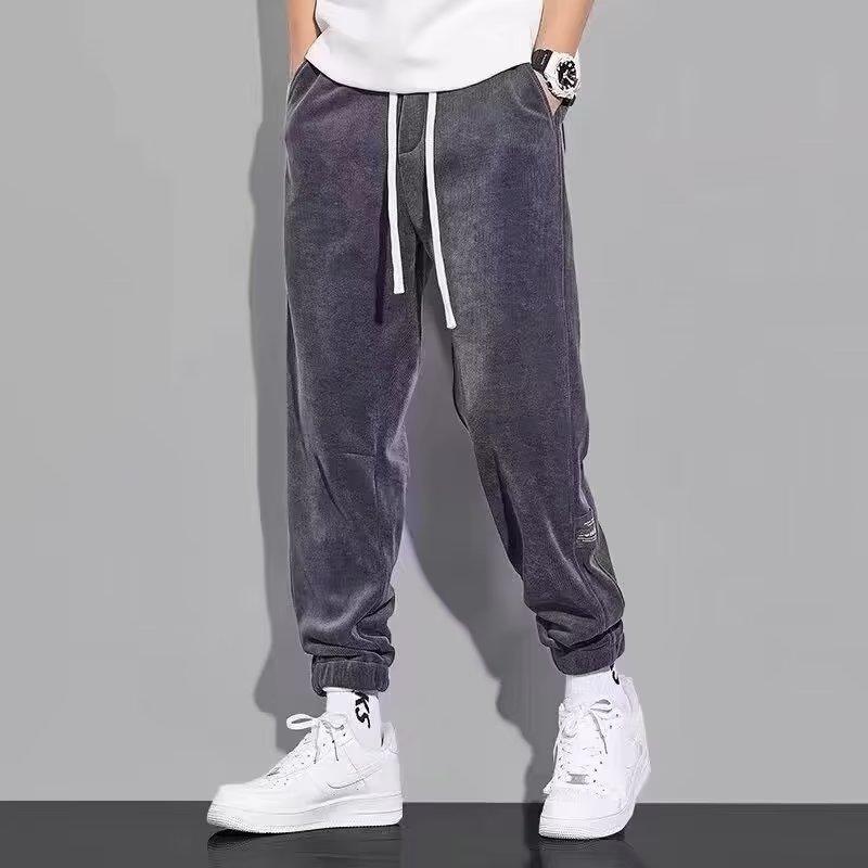 Casual Pants for Men's New Summer Thin Men's Sports Sweatpants for Men's Tying Trousers