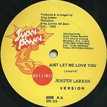 

12inch Record SHABBA RANKS / JENNIFER LARA - 90% Blanket / Just Let Me Love You SPD229 Super Power 1990 US Reggae, Ska & Dub Used