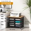 Multi-Layer Desk Organizer and File Storage Box