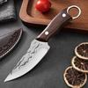 Mongolian Multifunctional Outdoor Knife: High-Hardness Boning & Meat Cutting Tool for Wilderness, Household, and Fruit Use.