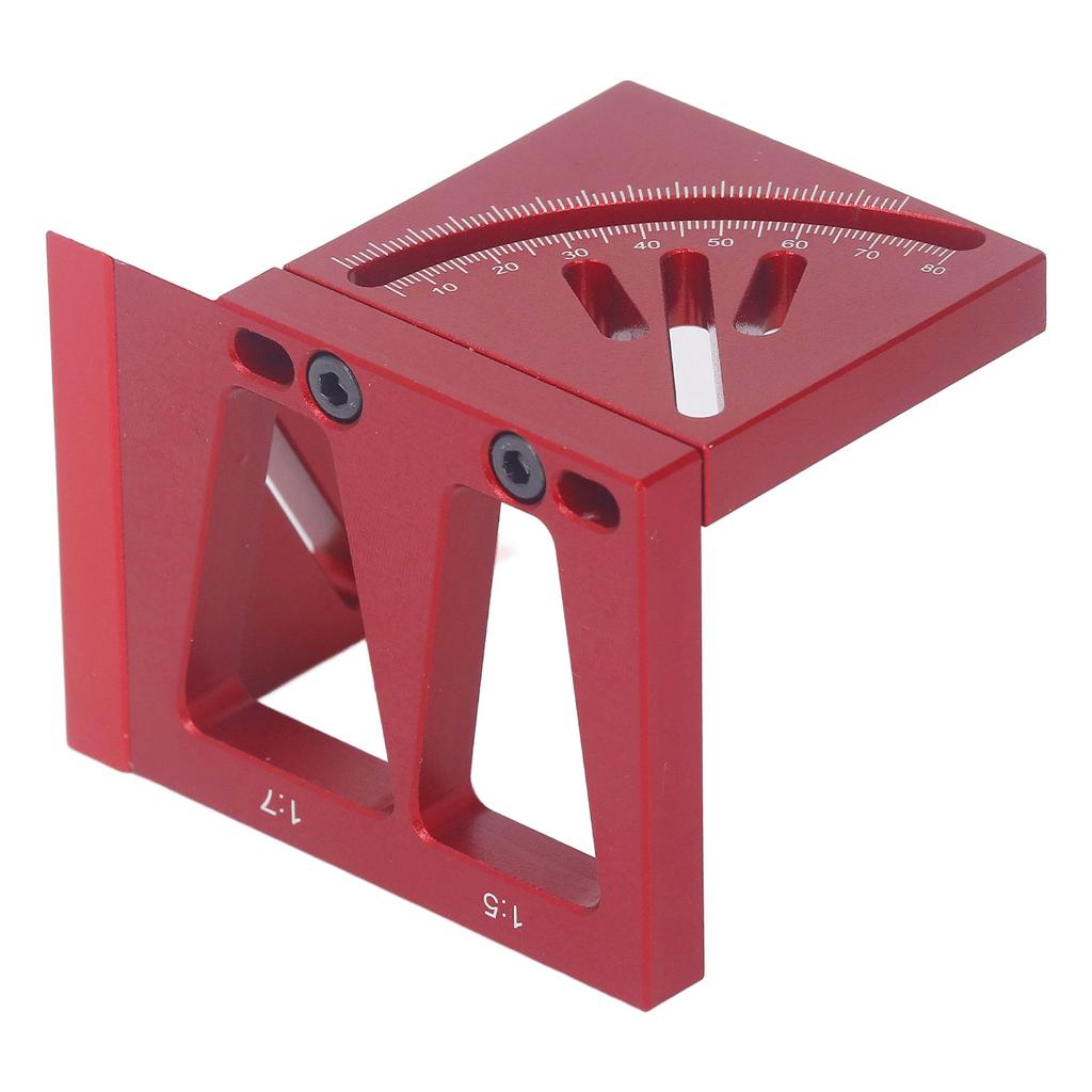 Multi Angle 3D Protractor 45 Degree Marking Ruler Essential Woodworking Line Marker Square Tool for