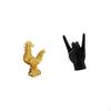 Chicken Figurine Feng Shui Decor Statue Sculpture for Birthday Anniversaries Housewarming Rock Hand
