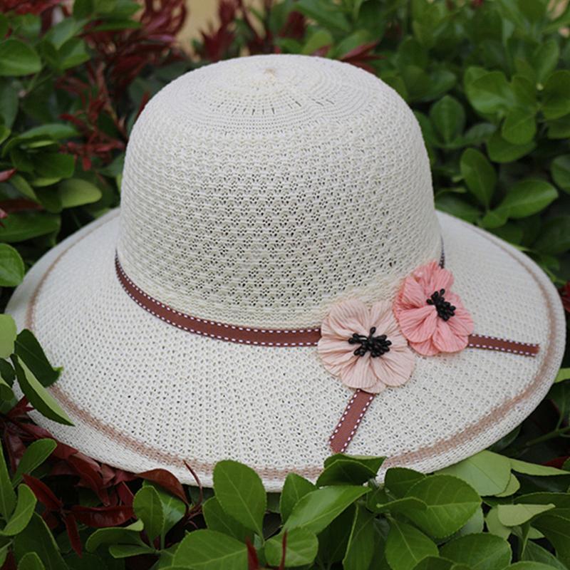 Elegant Sunscreen Straw Hat With Large Eaves, Breathable Sunshade Hat, Able And Lightweight Beach Hat