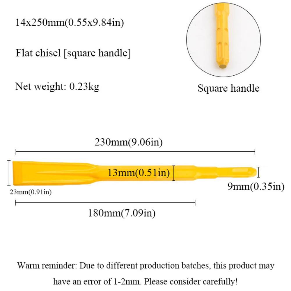 Sharp and Flat Gouge Concrete Construction Drill Bit Pickaxe Picks  Construction Site
