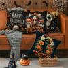 Happy Halloween Black Cat Pillowcasesuitable For Sofa Car Bedroom Decorative Cushion Cover Pillow Cover