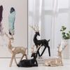 European Style Decorative Items Creative Resin Crafts  Decorative Items  Geometric Deer Ornaments Gifts  Living Room Home