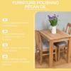 Natural Extracts Wood Care Polish 125ml Pecan Oil Wood Polish for Enhanced Furniture Beauty for Tables Chairs Cabinets