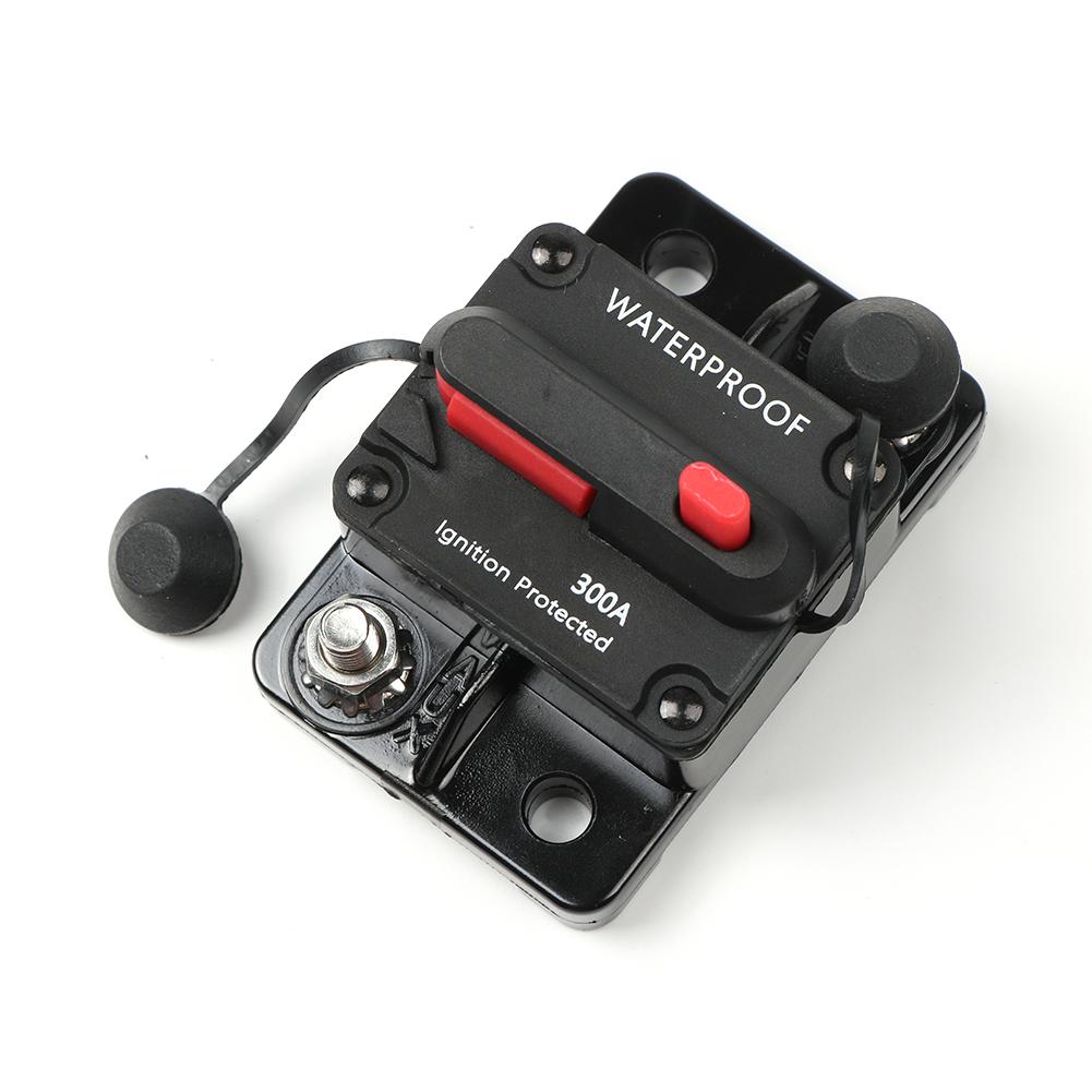 12-48V DC Circuit Breaker Fuse Reset 30A 40A 50A 60A 70A 80A 100A 120A 150A 200A 250A 300A AMP For Car Boat Auto Waterproof