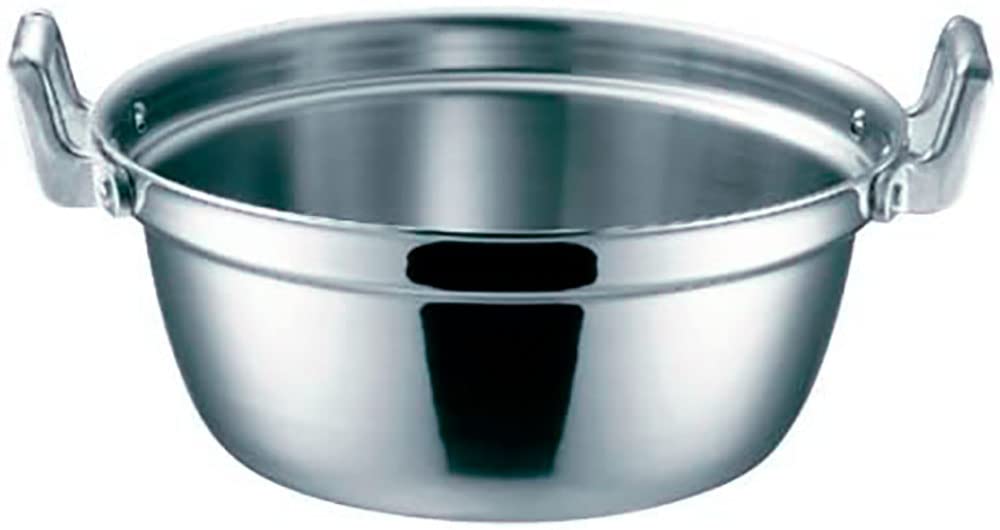 Honma Stainless Steel Grill, 45cm (25.0L), Made in Japan, Induction Compatible, Tiered Pot, Commercial Use, Product Number 017196