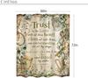 Vintage Scripture Shower Curtain Inspirational Bible Quote Proverbs 356 Bathroom Decor Christian Home Decor Elegant Water