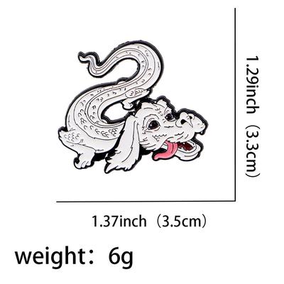 Dragon Enamel Pins Women's Brooches Men Lapel Pins Badge On Backpack Costume Accessories Game Jewelry Fans Gift