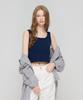 Cargo Bros For Woman Cable Bustier Knit (Navy)