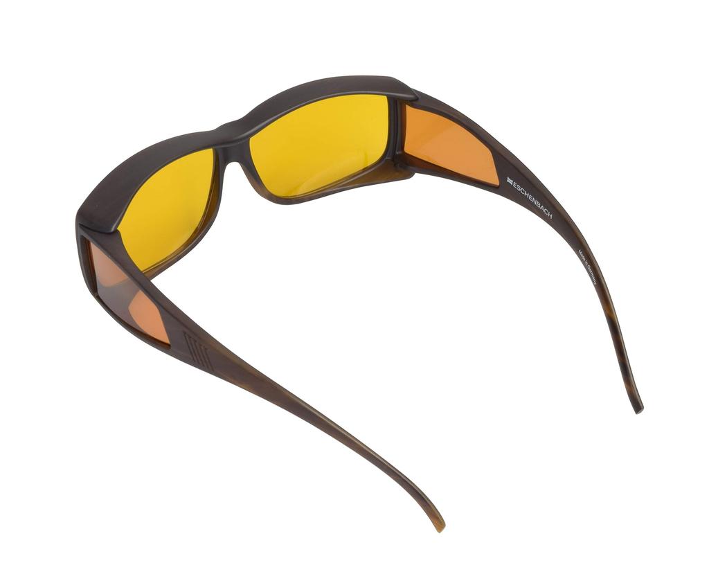 ESCHENBACH Wellness Protect Yellow Over-the-Eye Sunglasses, Small, Lens, 1663-815