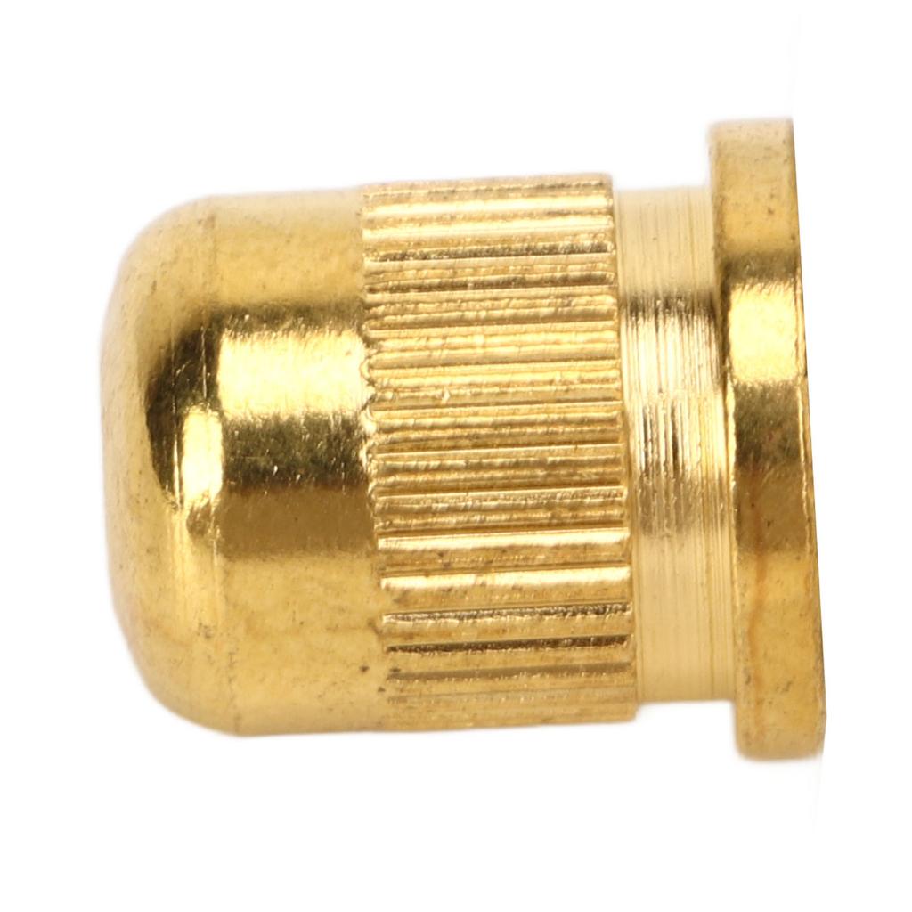 8PCS Guitar String Ferrule Alloy Compact Bass Through Body Buckle for Replacement