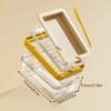 Leak Proof Butter Preservation Box Transparent Butter Slicer Box Creative Butter Keeper  Lunch