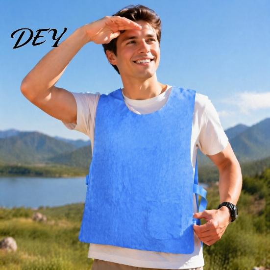 PVA Cooling Jacket for Summer Unisex Vest, Reusable Adjustable Jacket, Men Women Cold Tank Comfortable Top Cycling, Running And Outdoor Sports In Hot