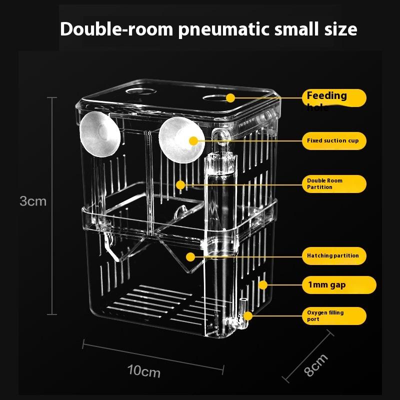 S/L/XL Aquarium Breeder Box Fish Breeding Isolation Box Fish Hatchery Ακρυλικό Διαιρέτης Γαρίδες Κλόουν Ψάρια Επιθετικά Τραυματισμένα