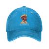 Haile Selassie Portrait Graffiti Art Unisex Women Baseball Cap Rastafari Distressed Washed Caps Hat Retro Outdoor Gift Sun Cap
