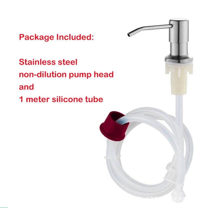 Kitchen Sink Soap Dispenser Built-in Kitchen Sink Soap Dispenser Extension Tube Kit Easy To Install Soap Bottle