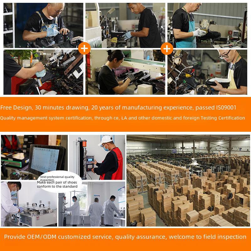 Ανδρικά παπούτσια ασφαλείας με ατσάλινα δάχτυλα - Αντιθαμβωτικά, αντιδιατρητικά, ελαφριά υποδήματα εργασίας