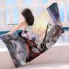 Game L-Lineage 2 Bath Towel Microfiber Soft Water Absorbing Breathable For Girl Kids Decorative Cartoon Beach Towel