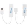 USB 2.0 200M Extender RJ45 Ethernet Extension Cable Network Cable Adapter