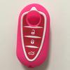 Flip Auto Key Cover for Alfa Romeo Mito Giulietta 159 Gta Silica Gel Key Case Remote Control Cover for Alarm Accessories for Car