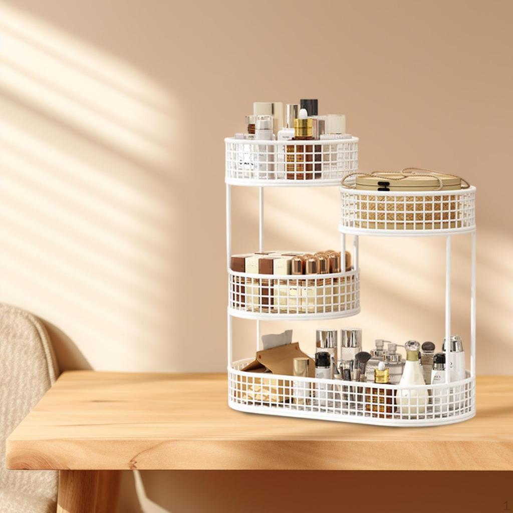 Panier Plateau Bol pour Servir Comptoirs Espace Fête Grande Capacité Économies Rangement Fil Métal