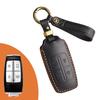 For Genesis Rohens Leather Car Key Cover Gv70 Rohens Gv80/G90 Car Key Full Package Protective Case