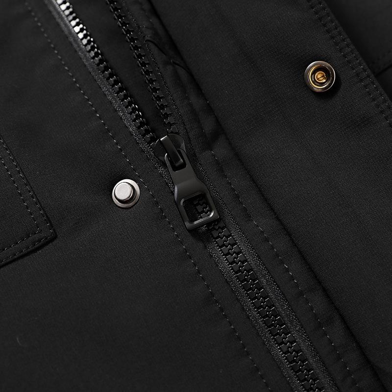 Men's Down Jacket Short Hooded Winter Warm Thickened Middle-aged and Young Fashion Casual