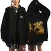 Felpe con cappuccio Rock Korn Felpe con zip World Tour Giubbotti con zip Rock Korn Metal Giubbotti oversize in pile Cappotti Streetwear Hip Hop
