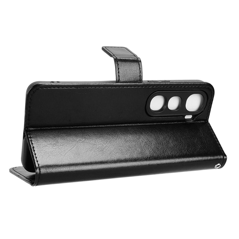 For Vivo Y400 5G/vivo Y400 4G PU Leather Case with Strap Crazy Horse Texture Phone Wallet Cover