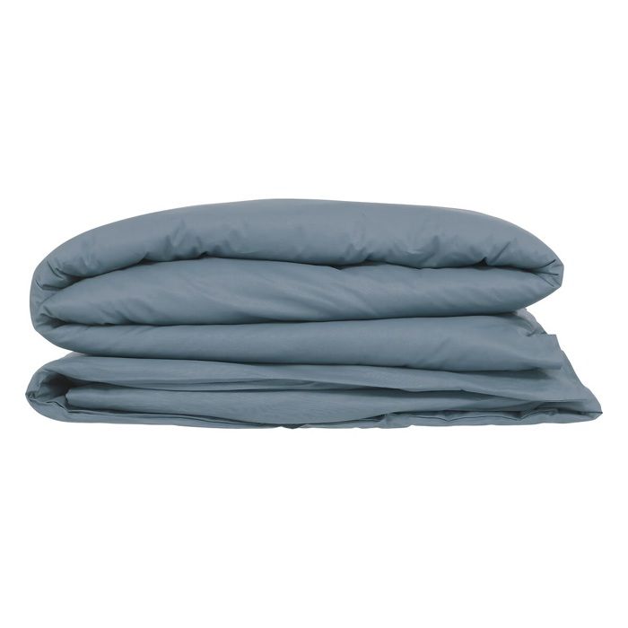 Housse De Couette 140 X 200 Cm Uni Couleur Moderne Orage