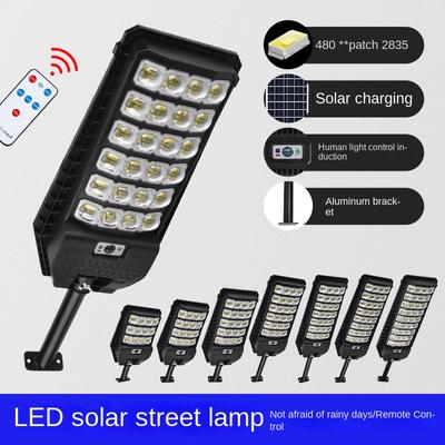 Lumière de jardin extérieure, lumière LED rechargeable avec capteur de corps humain, éclairage mural, super lumineux, lampadaire intégré, énergie solaire