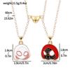 Set di 2 collane Marvel Spider-Man per Coppie Accessorio Moda Regalo per Migliori Amici