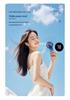 Compact USB Rechargeable Handheld Fan with Digital Display & Phone Holder