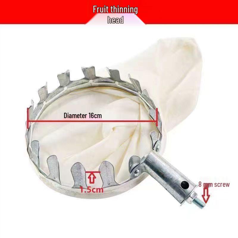 High-Altitude Stainless Steel Telescopic Fruit Picker for Persimmons, Apples, Waxberries, and Mangoes