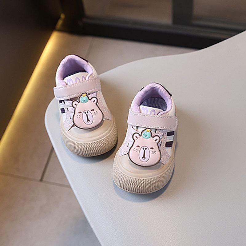 Autumn New Boys' Sneakers 0-1 One-2 Year Old Baby Casual Shoes Girls Board Shoes Toddler Shoes