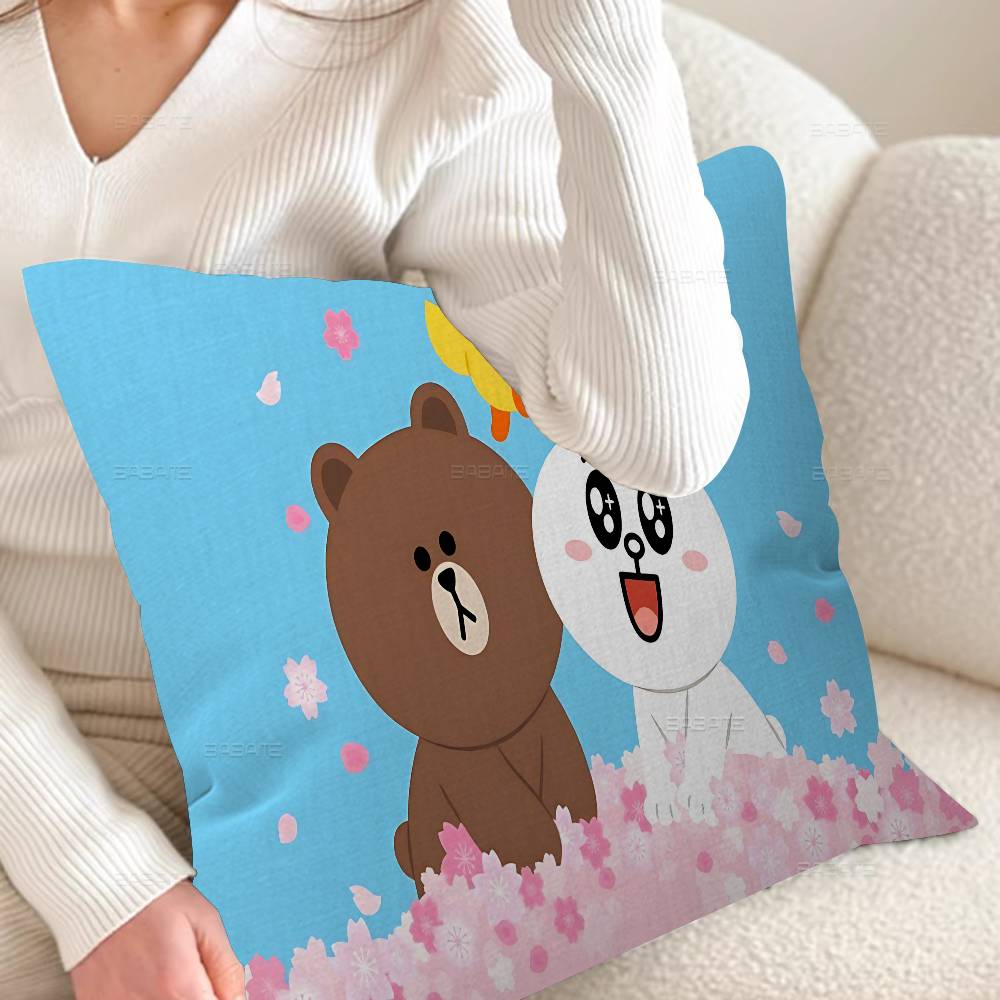 L-LINEF R-RIENDS Cushion Cover Decorative Pillow Sofa Home Decor case pillow cases