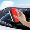 Glass Oil Film Cleaner Brush 120ml Automotive Glass Oil Film Removal Brush Efficient Windshield Cleaner To Improves Visibility