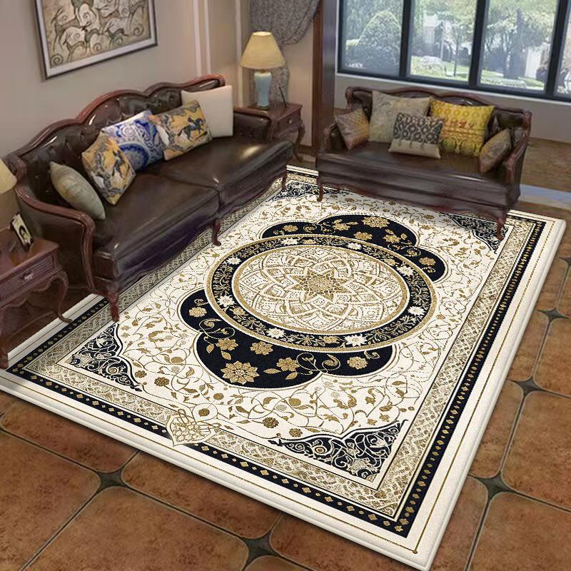 Luxury Persian Red Carpet Living Room Large Size Rug Non-slip Salon Coffee Tables Mat Home Decoration Bedroom Lounge Rug Tapis
