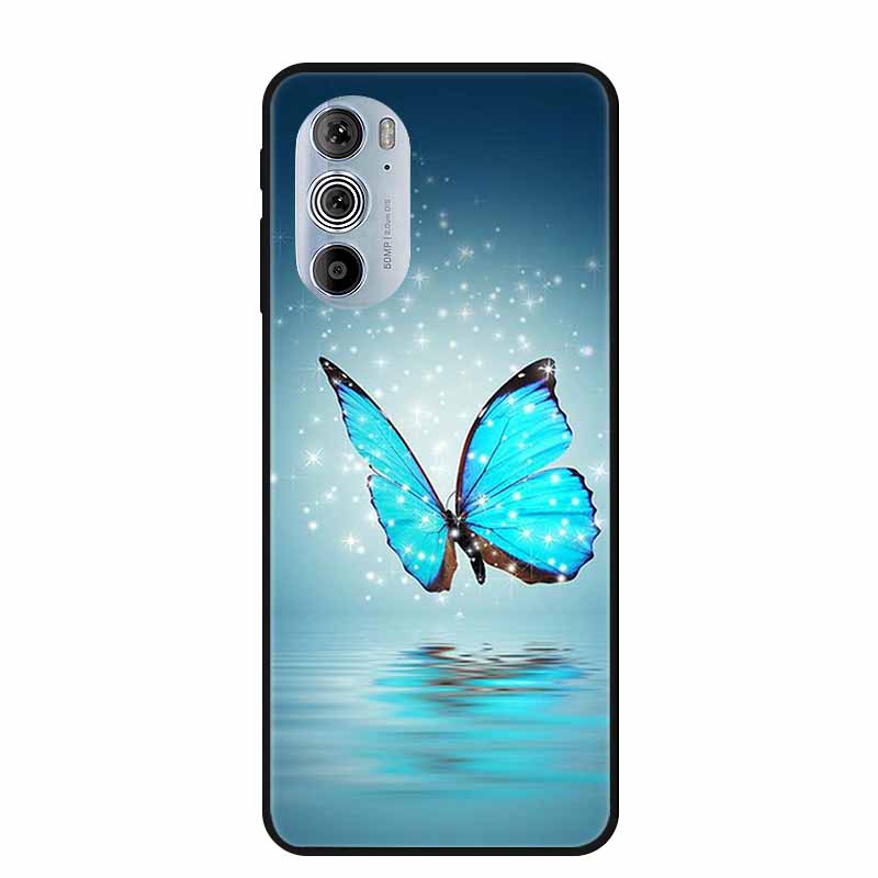 For Motorola Moto Edge Plus 2022 Case Soft Silicone TPU Back Cover Case For Motorola Edge+ 5G UW 2022 Funda Wolf Cartoon Coque