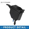 ABSOPRO Coolant Reservoir Radiator Reservoir Radiator Coolant Tank Overflow Expansion Car Reservoir with Cap and Compatible with BMW 525i Black and