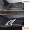For Honda Accord 2023 2024 2025 Chrome Front Fog Lamp Bumper Light Cover Trim