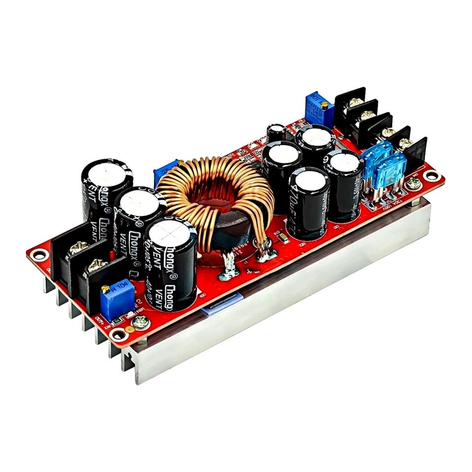 

1800W 40A 1200W 20A DC-DC Boost Converter Step Up Power Supply Module 10-60V To 12-90V Adjustable Voltage Charger