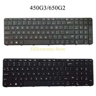 Tastatură B03C US cu iluminare de fundal pentru HP Probook 650 G2- G3 655 G3 450 G3 455 841137-001 Iluminare de fundal cu ramă