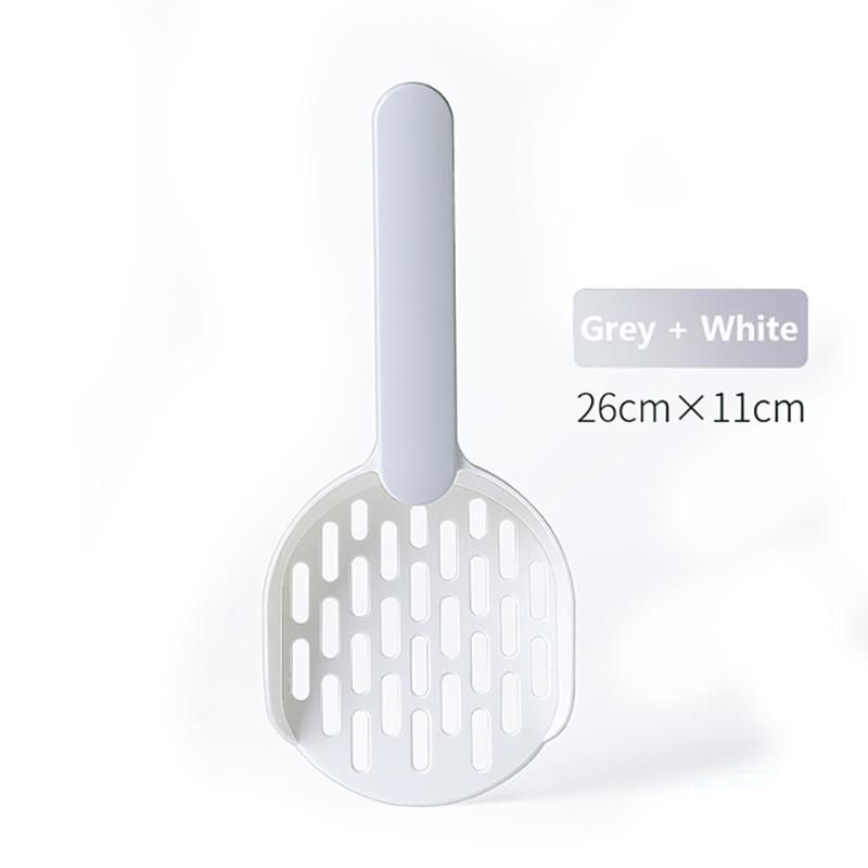 Pelle à litière pour chat Outil de nettoyage pour animaux de compagnie Pelle en plastique Produits de nettoyage pour sable pour chat Toilettes pour chien Cuillères à nourriture pour chat Fournitures pour chat