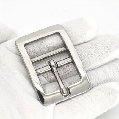 Fivela de Cinto de Aço Inoxidável 26mm/38mm Ajustável com Pino Único Peças e Acessórios para Artesanato em Couro