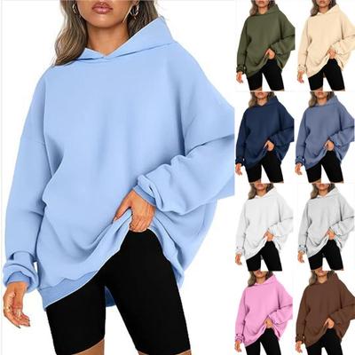 Women's Hooded Pullover Oversized Loose Casual Fleece Hoodie